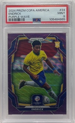 Endrick 2024 Panini Prizm Purple Pulsar Prizm /99