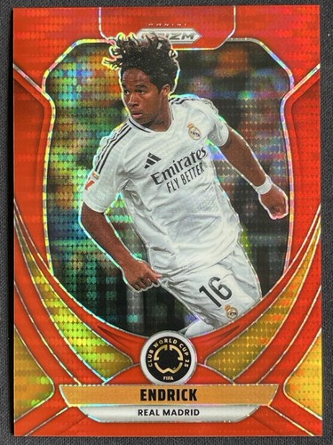 Endrick 2025 Panini Prizm Red Pulsar /299