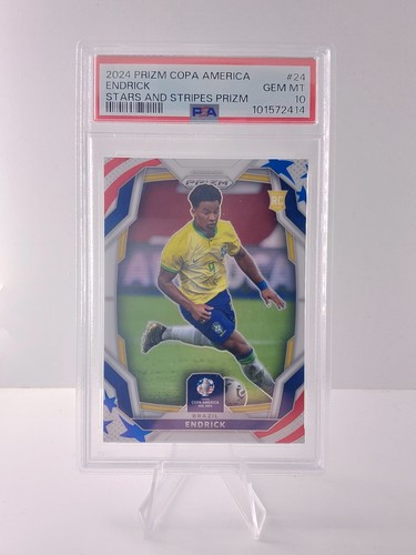 Endrick 2024 Panini Prizm Stars And Stripes /24