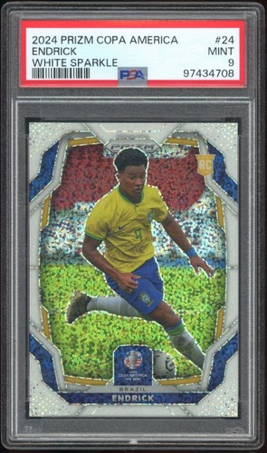 Endrick 2024 Panini Prizm White Sparkle #24