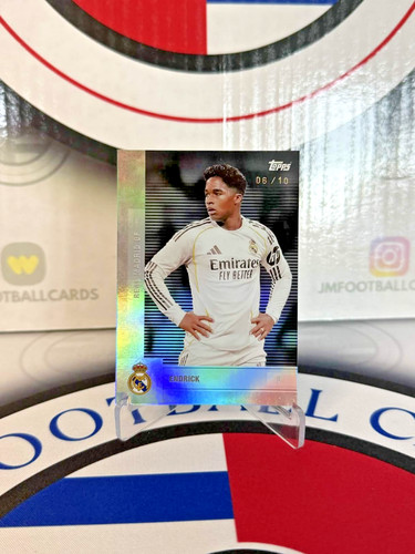 Endrick 2025 Topps Real Madrid Team Set Black /10