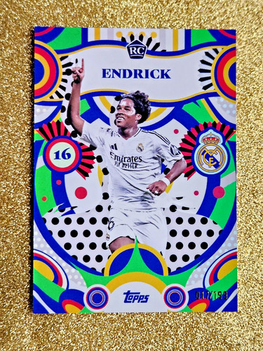 Endrick 2024 Topps Real Madrid Team Set Green Holofoil /199