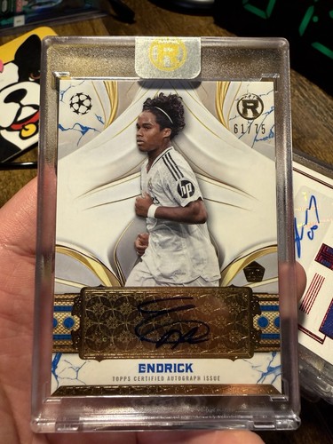 Endrick 2024 Topps Reverence UEFA Blue /75