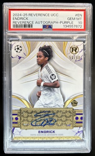 Endrick 2024 Topps Reverence UEFA Púrpura /50