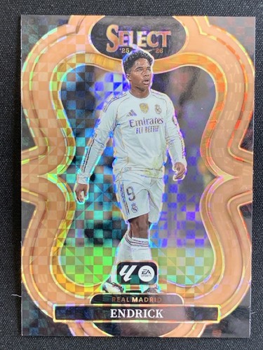 Endrick 2025 Panini Select Bronze Checker /49