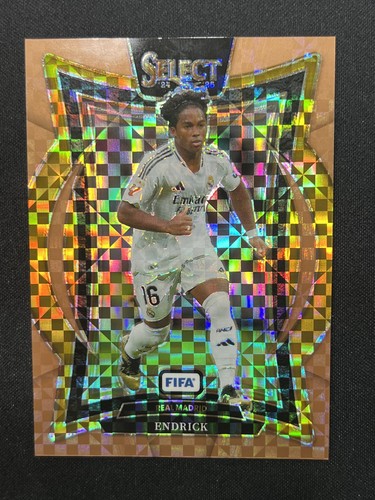 Endrick 2024 Panini Select Bronze Checkerboard /75