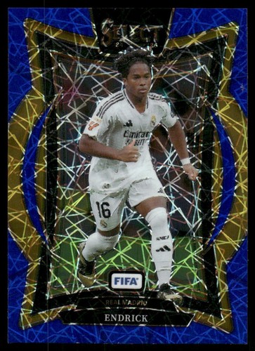 Endrick 2024 Panini Select FIFA Blue Lazer