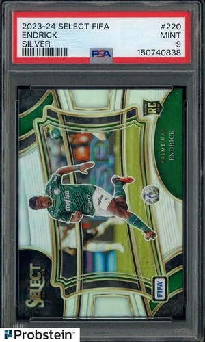 Endrick 2023 Panini Select FIFA Fútbol Plata Prizm