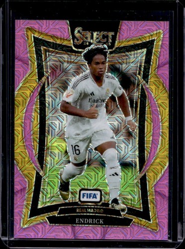 Endrick 2024 Panini Select FIFA Pink Mojo /299