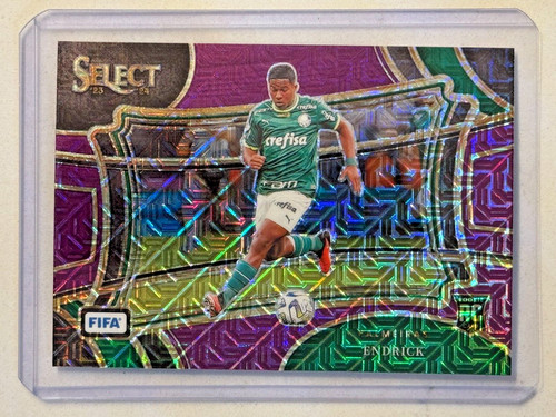 Endrick 2024 Panini Select FIFA Purple Mojo