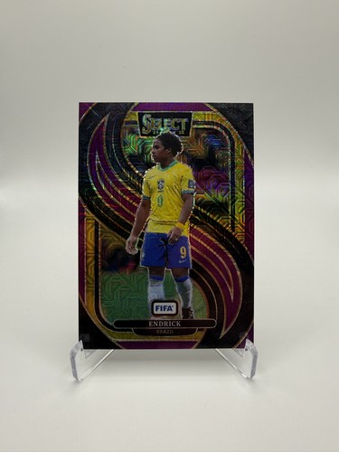 Endrick 2024 Panini Select FIFA Purple Mojo Prizm #162