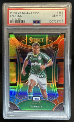 Endrick 2023 Panini Select FIFA Tie Dye Prizm /35