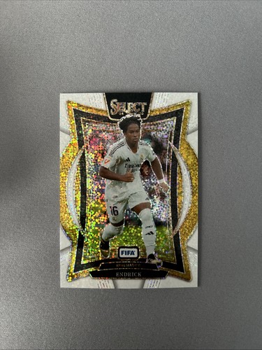 Endrick 2024 Panini Select FIFA White Sparkle