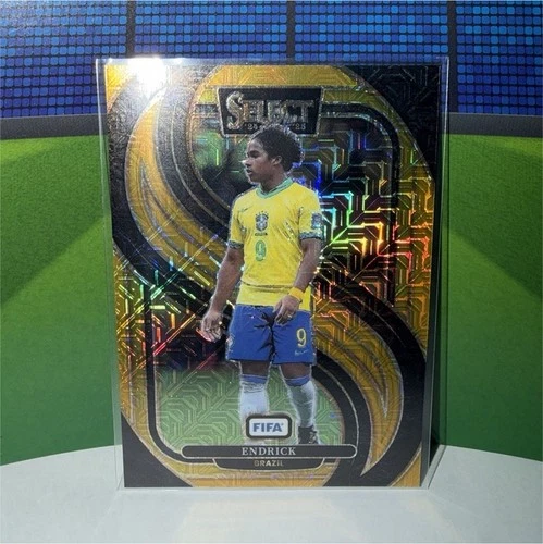 Endrick 2024 Panini Select Gold Mojo /10