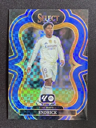 Endrick 2025 Panini Select Mezzanine Blue Checker #113