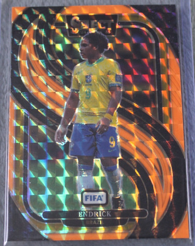Endrick 2024 Panini Select Orange Fluorescent Prizm /125