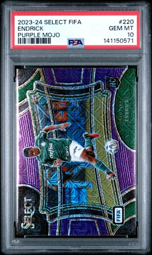 Endrick 2023 Panini Select Purple Mojo