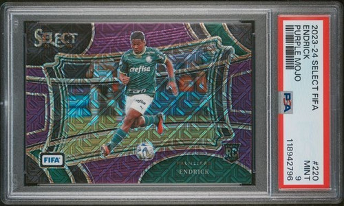 Endrick 2023 Panini Select Purple Mojo Prizm /220