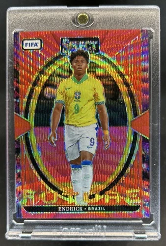 Endrick 2024 Panini Select Red Wave /49