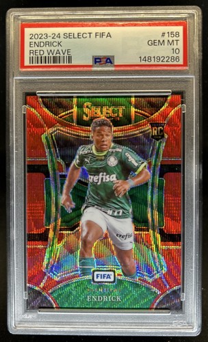 Endrick 2023 Panini Select Red Wave Prizm /149