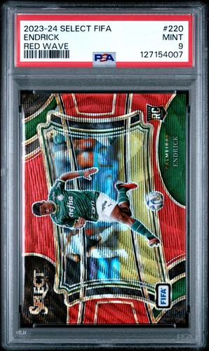 Endrick 2024 Panini Select Red Wave Prizm /149