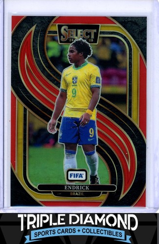 Endrick 2024 Panini Select Rojo Prizm