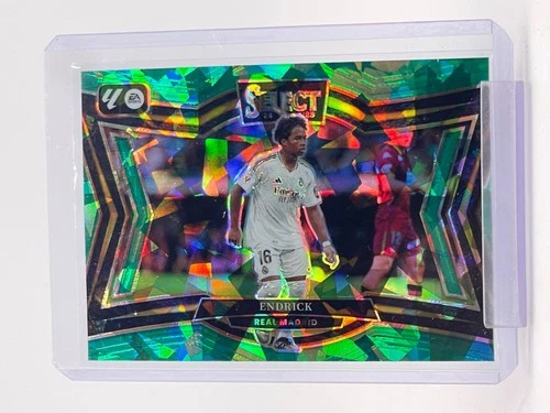 Endrick 2024 Panini Select Verde Hielo Agrietado Prizm #235