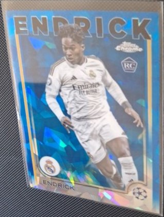 Endrick 2024 Topps Chrome UEFA Club Competitions