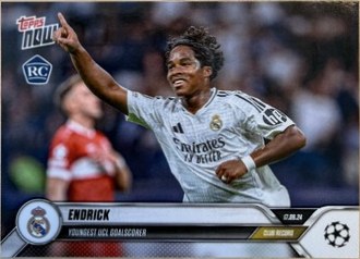 Endrick 2024 Topps Now UCL 006