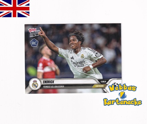 Endrick 2024 Topps Now UEFA Champions League