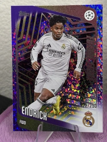 Endrick 2025 Topps UCC Purple Speckle /250