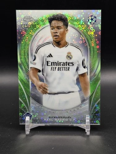 Endrick 2024 Topps UEFA Club Competitions Ultimate Stage Green /199