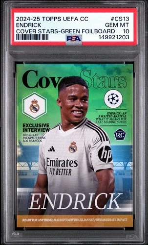 Endrick 2024 Topps UEFA Verde /99