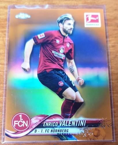 Enrico Valentini 2018 Topps Chrome Bundesliga Orange /25