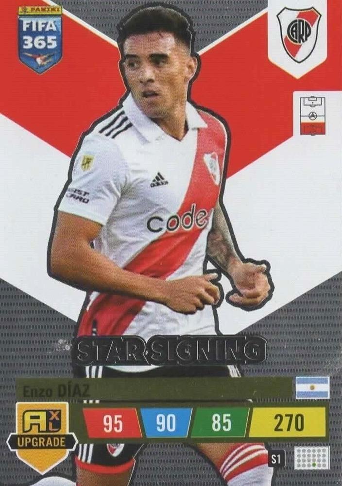 Enzo Diaz 2023 Panini Adrenalyn XL FIFA 365 Upgrade