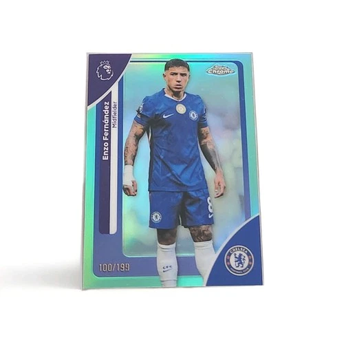 Enzo Fernandez 2026 Topps Chrome Aqua /199