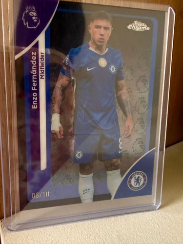 Enzo Fernandez 2025 Topps Chrome Black /10