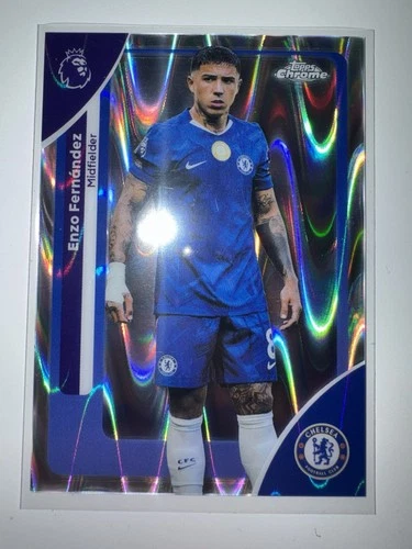 Enzo Fernandez 2025 Topps Chrome Holo