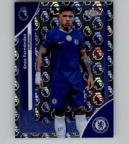 Enzo Fernandez 2025 Topps Chrome Logofractor