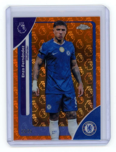 Enzo Fernandez 2025 Topps Chrome Orange /25