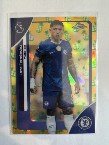Enzo Fernandez 2025 Topps Chrome Pineapple