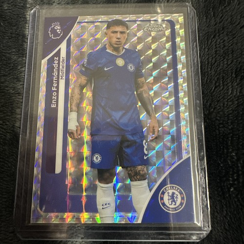 Enzo Fernandez 2026 Topps Chrome Prism Refractor