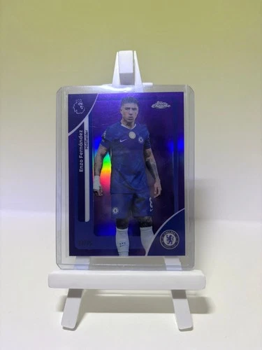 Enzo Fernandez 2025 Topps Chrome Purple Refractor /75