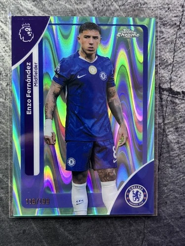 Enzo Fernandez 2025 Topps Chrome Raywave /199