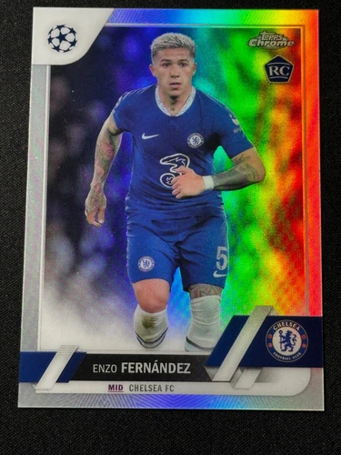 Enzo Fernandez 2022 Topps Chrome Refractor