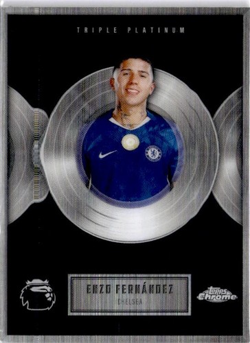 Enzo Fernandez 2025 Topps Chrome Triple Platinum