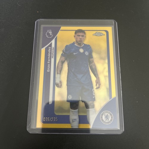 Enzo Fernandez 2025 Topps Chrome Yellow /275