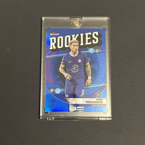 Enzo Fernandez 2023 Topps Finest Colour Match /150