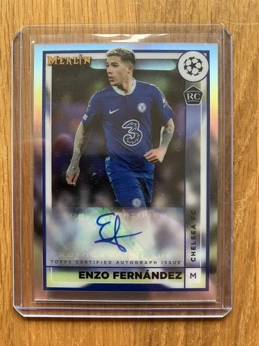 Enzo Fernandez 2022 Topps Merlin Chrome