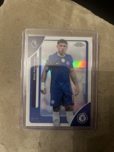 Enzo Fernandez 2025 Topps Premier League Chrome White /30